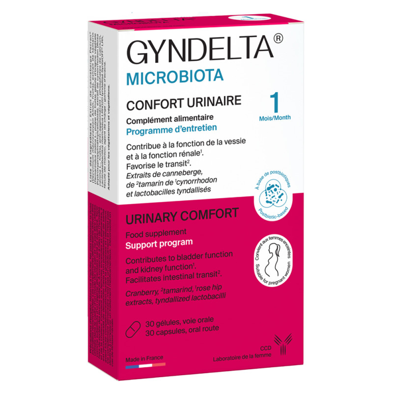 CCD Gyndelta Microbiota Confort urinaire 30 gélules