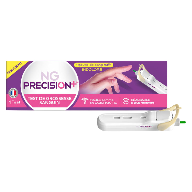 NG Precision+ Test de grossesse sanguin 1 test