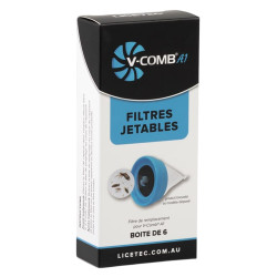 Aquaromat V-Comb Filtres Jetables A1 et Supra x6