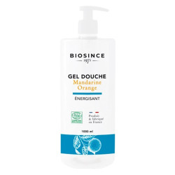 Biosince 1975 Gel douche énergisant mandarine orange bio 1L