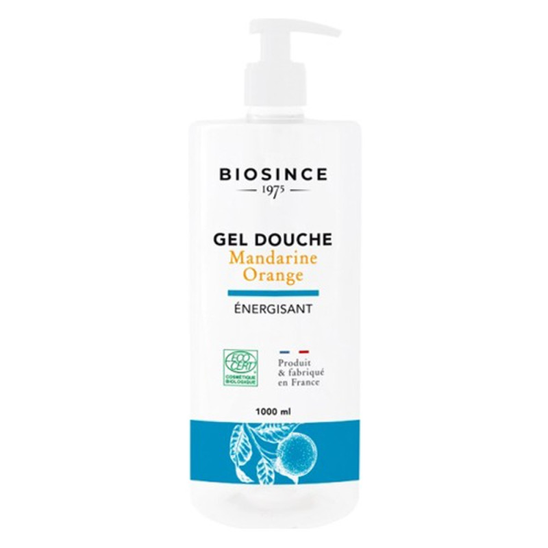 Biosince 1975 Gel douche énergisant mandarine orange bio 1L