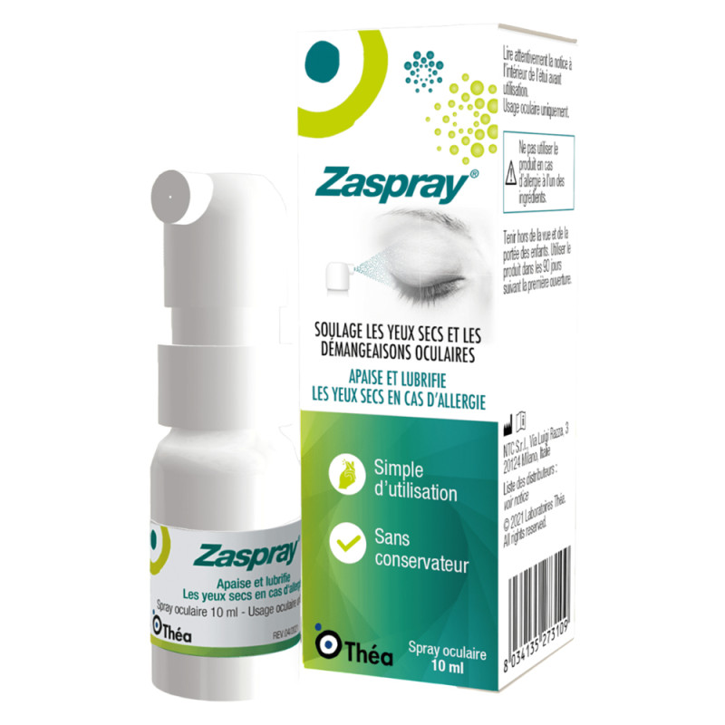 Théa Pharma Zaspray Spray oculaire 10ml