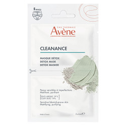 Avène Cleanance Masque détox matifiant et purifiant 2x6ml