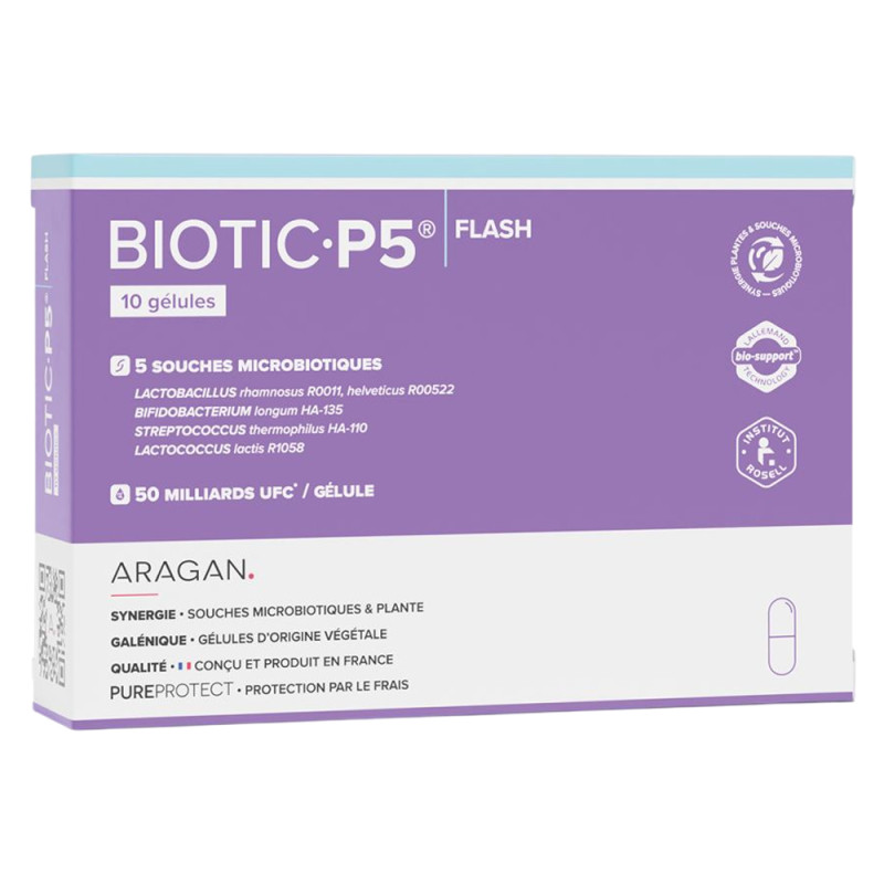 Aragan Biotic P5 Flash 10 gélules