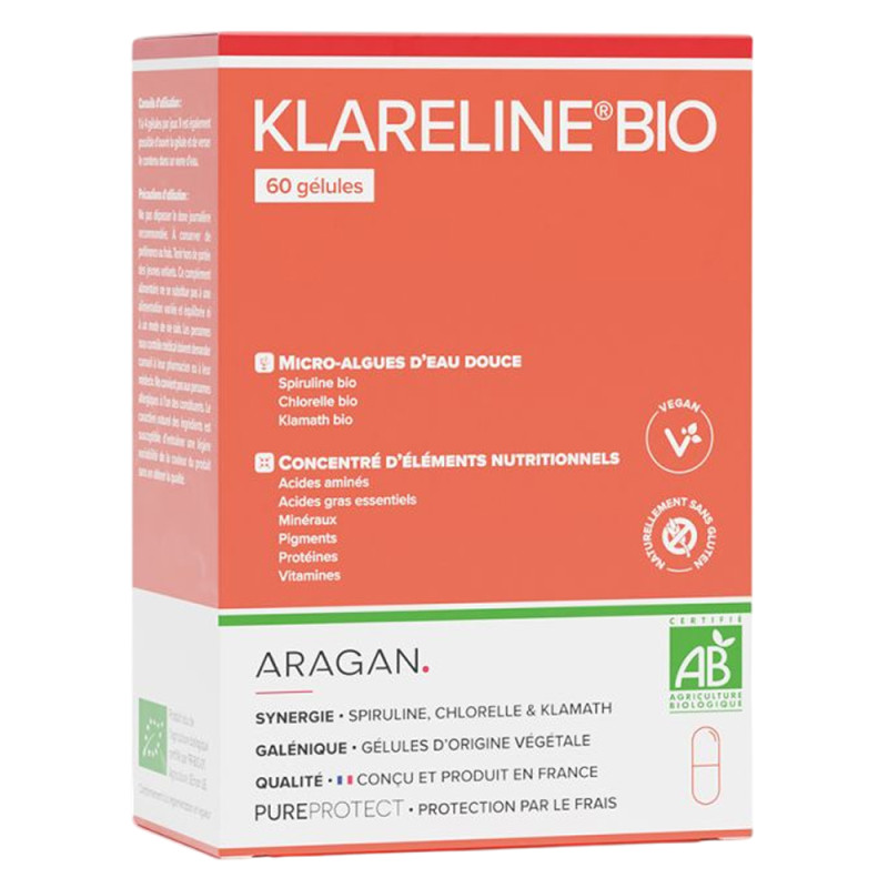 Aragan klareline Bio 60 gélules