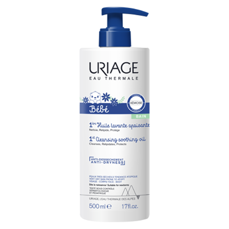 Uriage Bébé 1ère Huile lavante apaisante 500ml