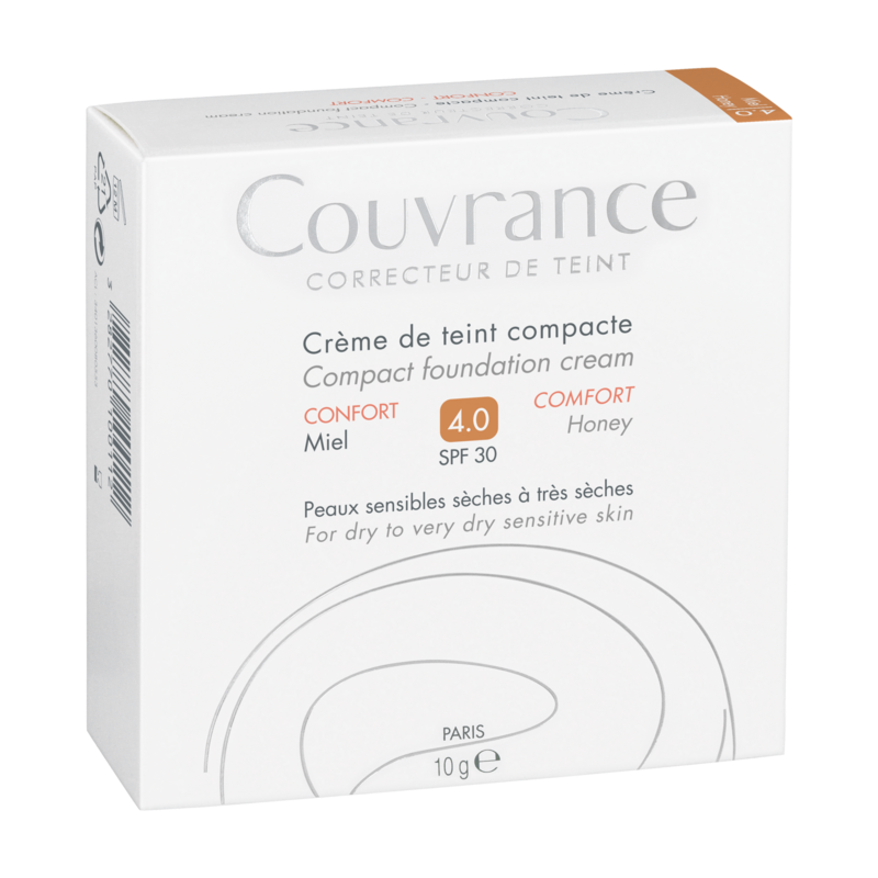 Avène Couvrance Crème de teint compacte confort SPF30 N°4 miel 10gr