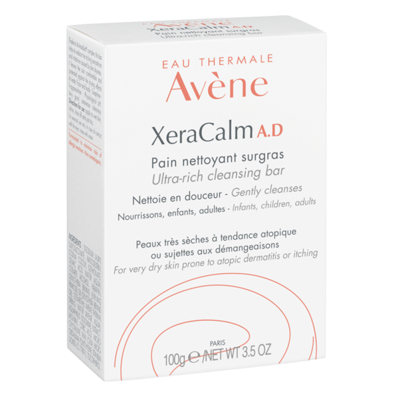 Avène XeraCalm A.D Pain nettoyant surgras 100gr