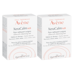 Avène XeraCalm A.D Pain nettoyant surgras lot de 2x100gr