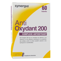 Synergia Anti-Oxydant 200 Complexe 60 capsules