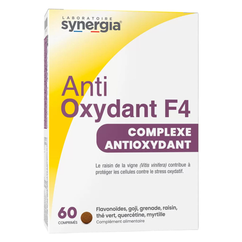 Synergia Anti Oxydant F4 Complexe 60 comprimés