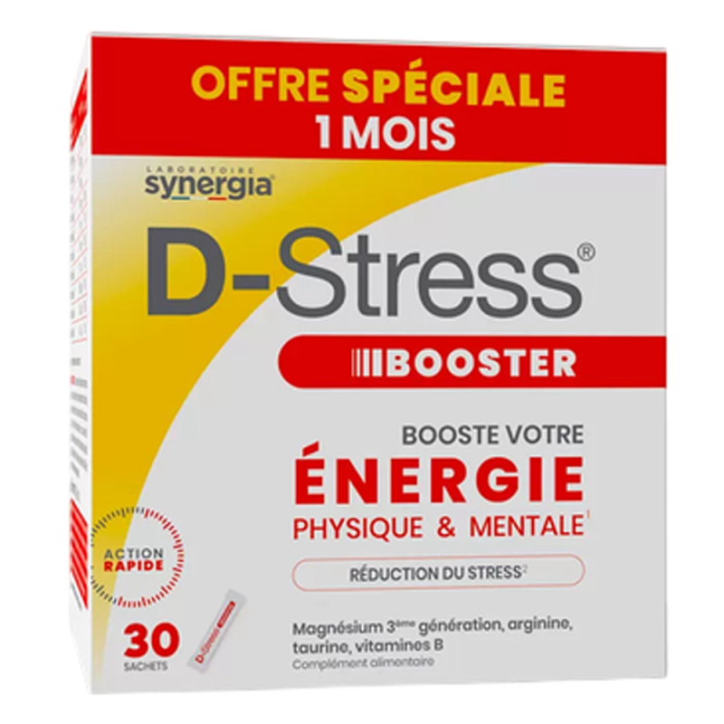 Synergia D-Stress Booster pack éco 1 mois 30 sachets