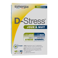 Synergia D-Stress Jour & Nuit 60 comprimés