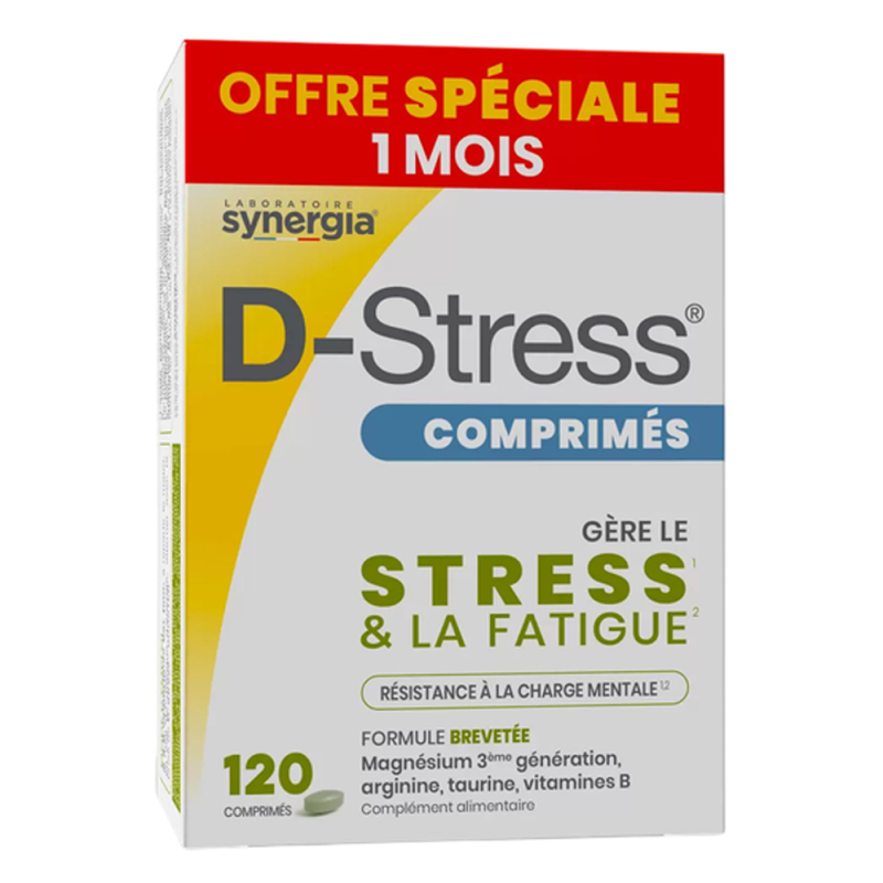 Synergia D-Stress 120 comprimés