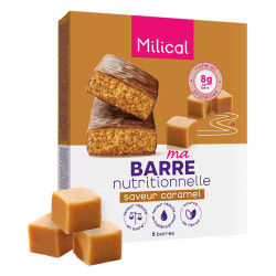 Milical Ma Barre nutrionnelle saveur caramel 6 barres