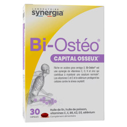 Synergia Bi-Ostéo Capital osseux 30 capsules