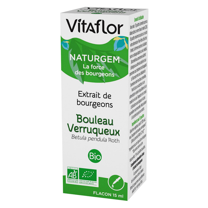 Vitaflor Bouleau Verruqueux Extrait de bourgeons bio 15ml