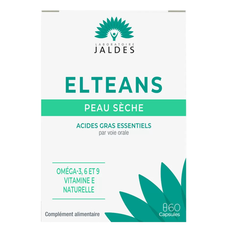 Jaldes Elteans peau sèche acide gras essentiels 60 capsules
