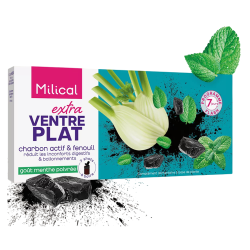 Milical Extra Ventre Plat goût menthe poivrée 7 shots