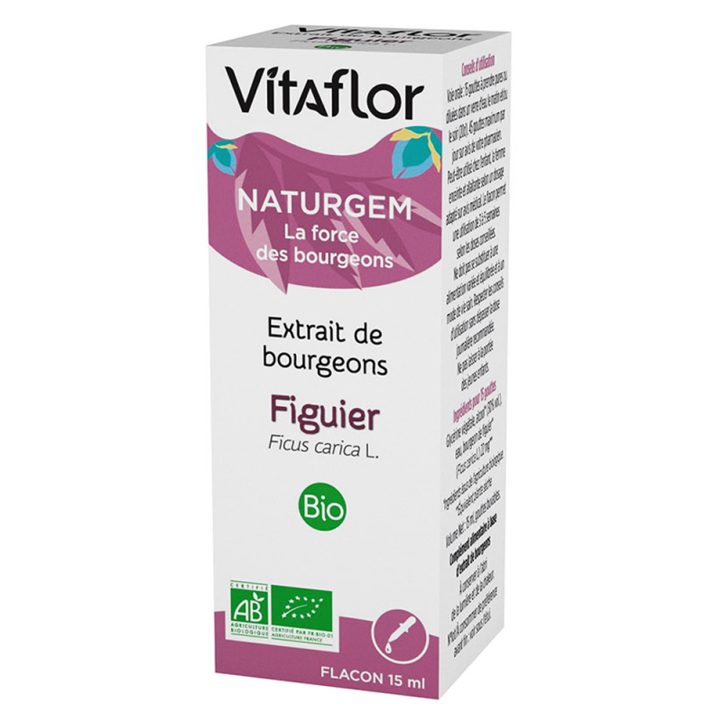 Vitaflor Naturgem Extrait de Bourgeons Figuier bio 15ml