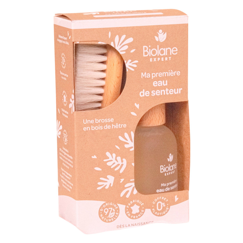 Biolane Coffret Ma Première eau de senteur et sa Brosse