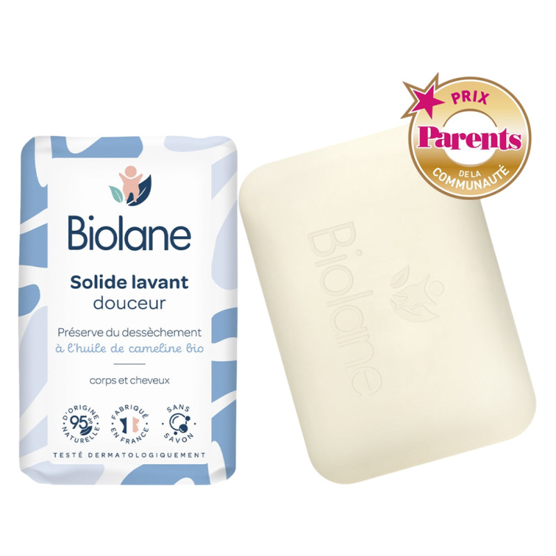 Biolane Solide lavant douceur 75gr