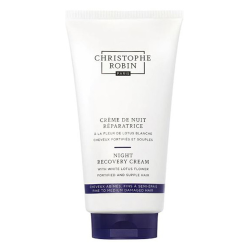 Christophe Robin Crème de nuit réparatrice à la fleur de Lotus blanche 150ml