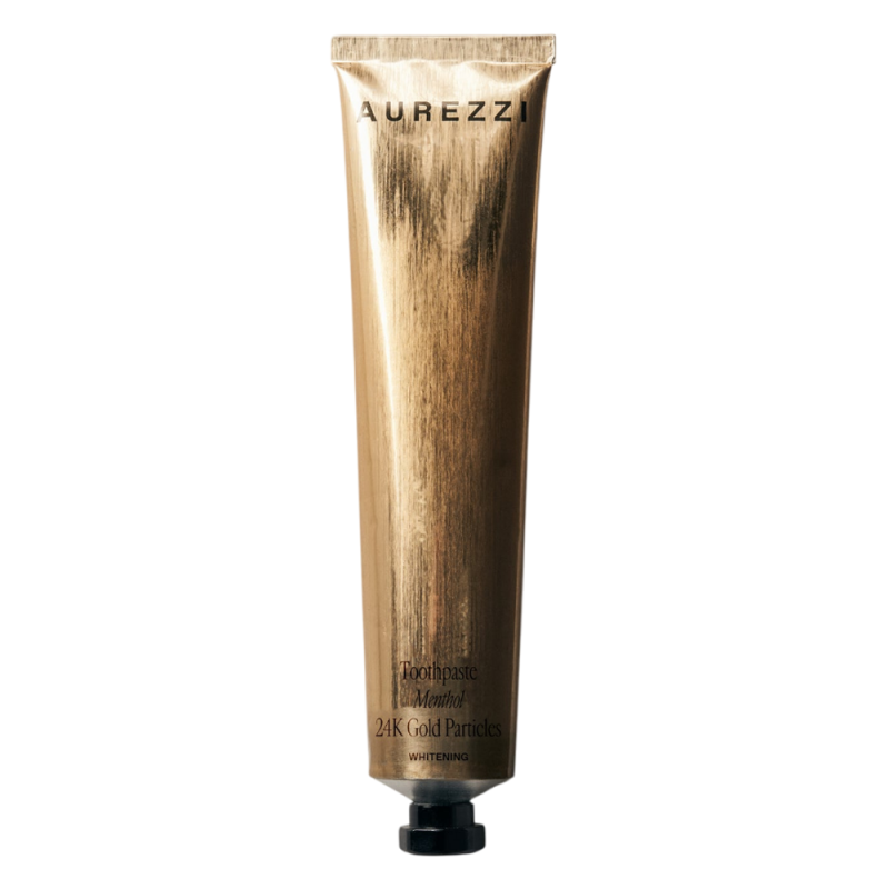Aurezzi Dentifirice Menthol particules d'or 24 carats
