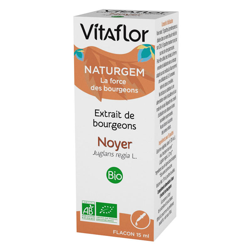 Vitaflor Naturgem Extrait de bourgeons Noyer bio 15ml