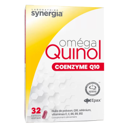 Synergia Oméga Quinol Coenzyme Q10 - 32 capsules