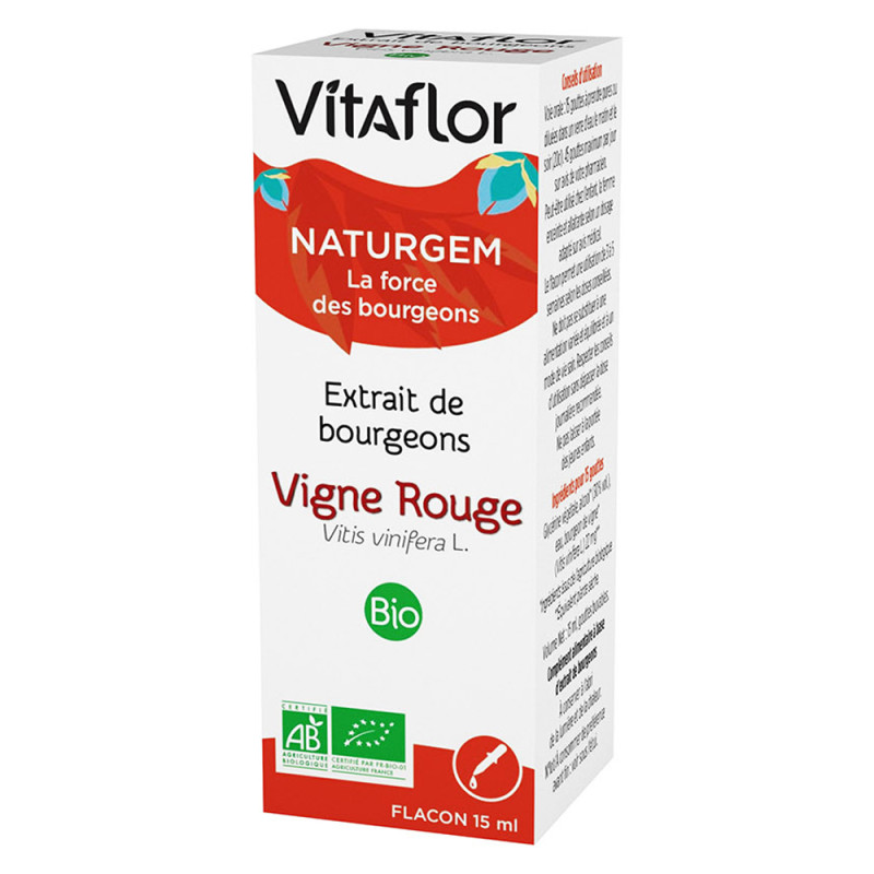 Vitaflor Vigne Rouge Extrait de bourgeons bio 15ml
