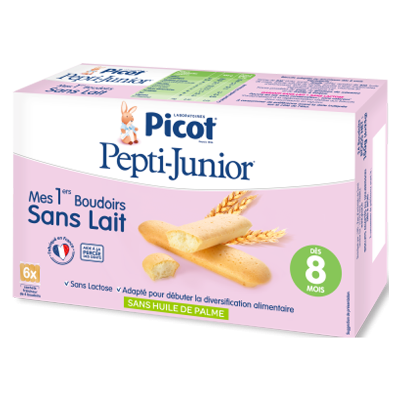 Picot Pepti-Junior Mes 1ers Boudoirs sans lait dès 8 mois 6 sachets