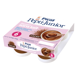 Picot Pepti-Junior Dessert sans lait cacao dès 6 mois 4x100gr