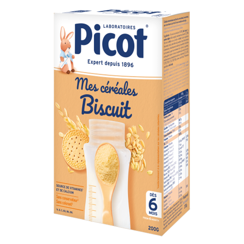 Picot Mes Céréales Biscuit dès 6 mois 200gr
