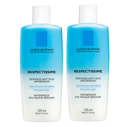 La Roche-Posay Respectissime démaquillant yeux waterproof lot de 2x125ml