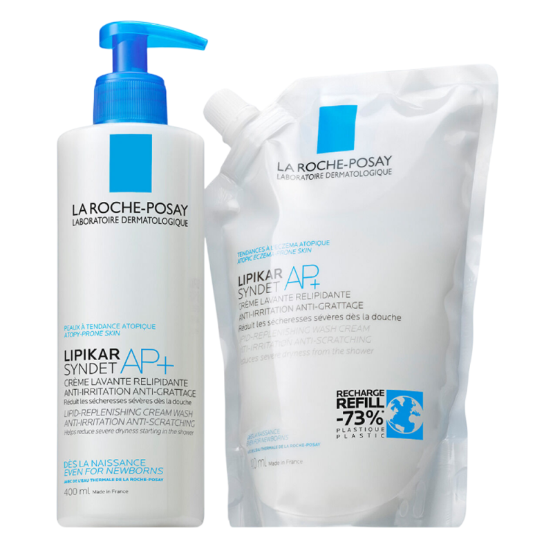 La Roche-Posay Lipikar Sindet AP+ 400ml + éco-recharge 400ml