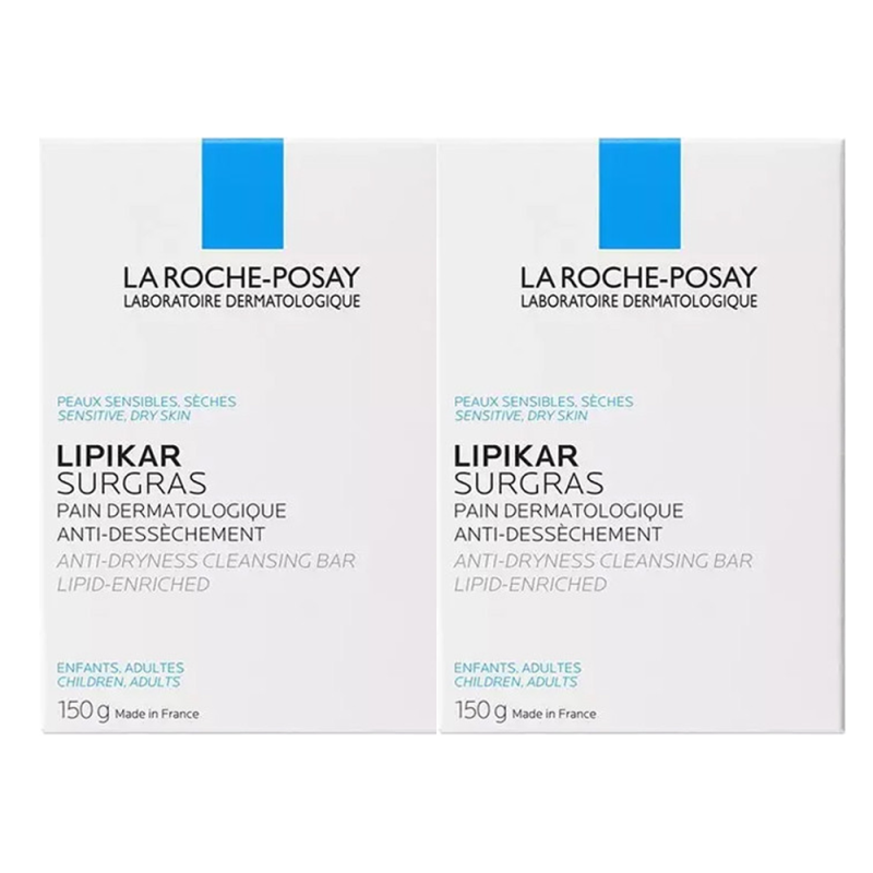 La Roche-Posay Lipikar Surgras pain dermatologique lot de 2x150gr