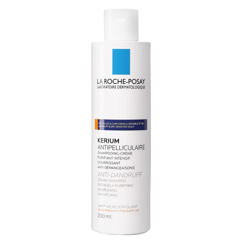 La Roche-Posay Kerium Shampooing crème antipelliculaire 200ml