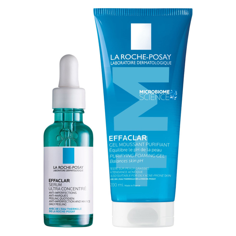La Roche-Posay Effaclar Sérum ultra concentré 30ml + Gel moussant 50ml
