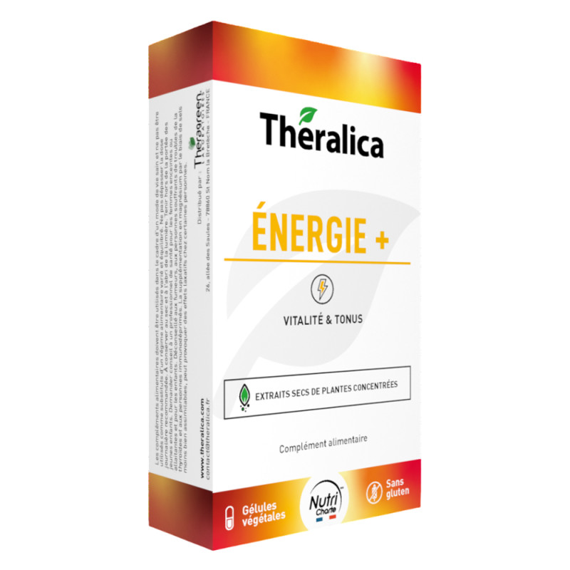 Théralica Énergie+ Vitalité & tonus 30 gélules