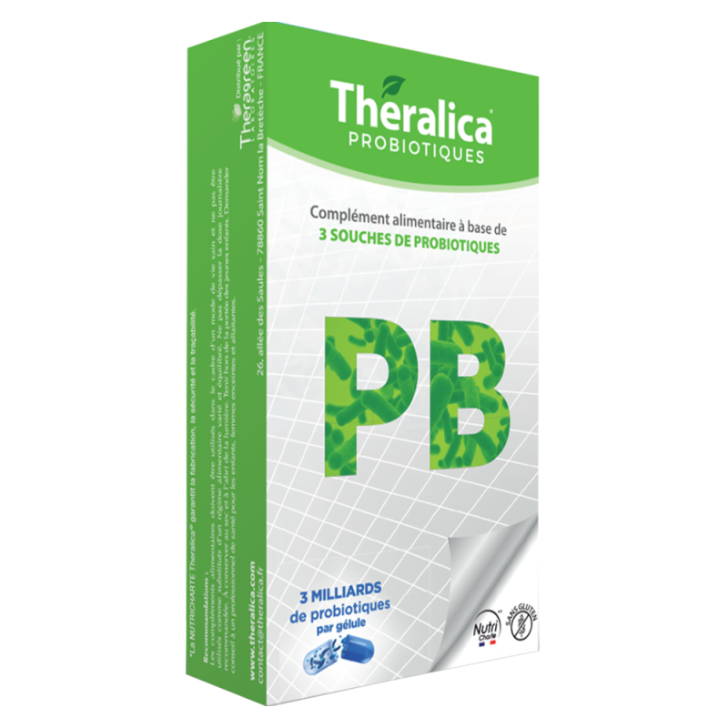 Théralica PB Probiotiques 3 milliards 15 gélules végétales