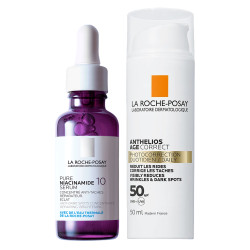 La Roche-Posay Pure Niacinamide 10 Sérum 30ml + Anthelios Age correct 15ml