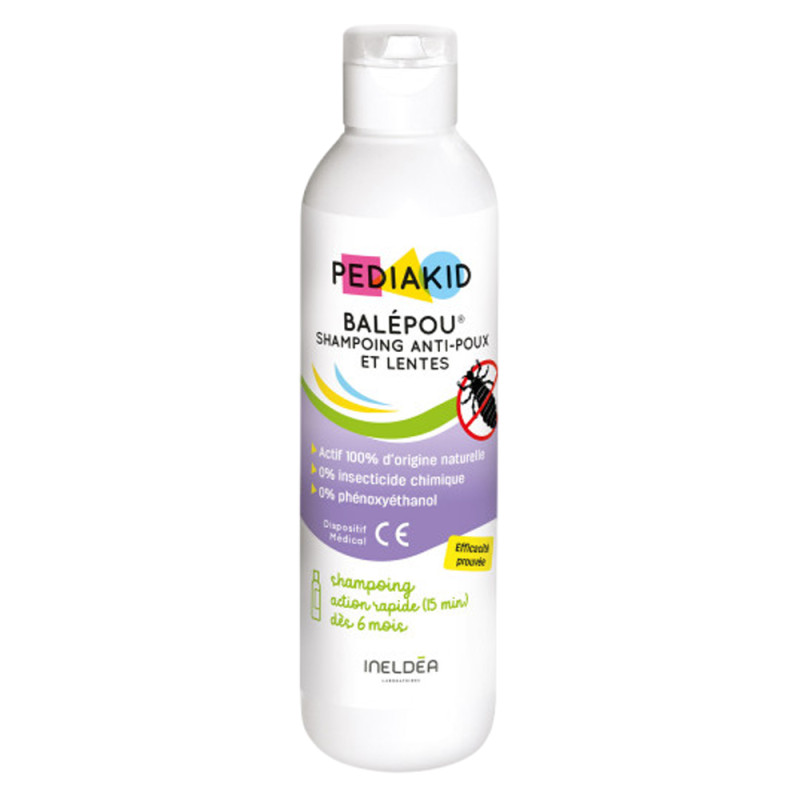 Pediakid Balépou Shampooing anti-poux et lentes 200ml