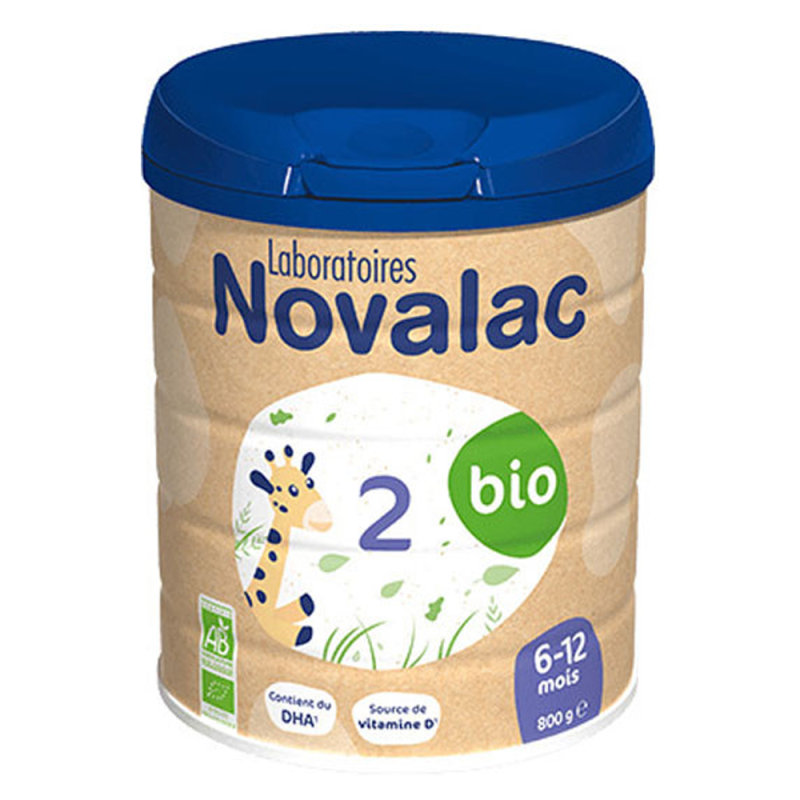 Novalac 2 Bio Lait 6-12 mois 800gr