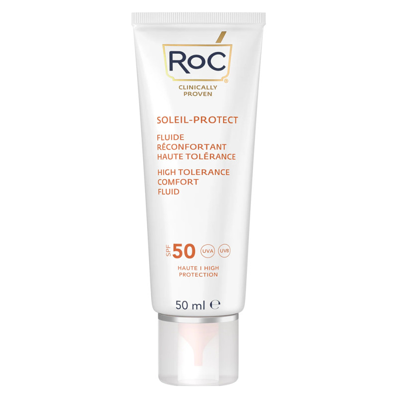 ROC Fluide haute tolérance réconfortant SPF50 - 50ml
