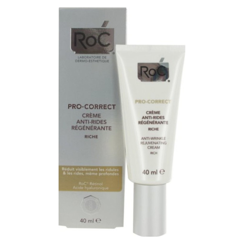 ROC Pro-Correct Crème anti-rides régénérante riche 40ml
