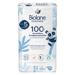 Biolane Couche écologiques taille 5 - 11 à 25kg x40