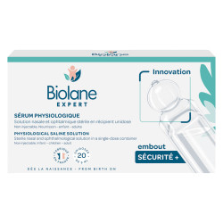 Biolane Expert Sérum physiologique 20 unidoses de 5ml
