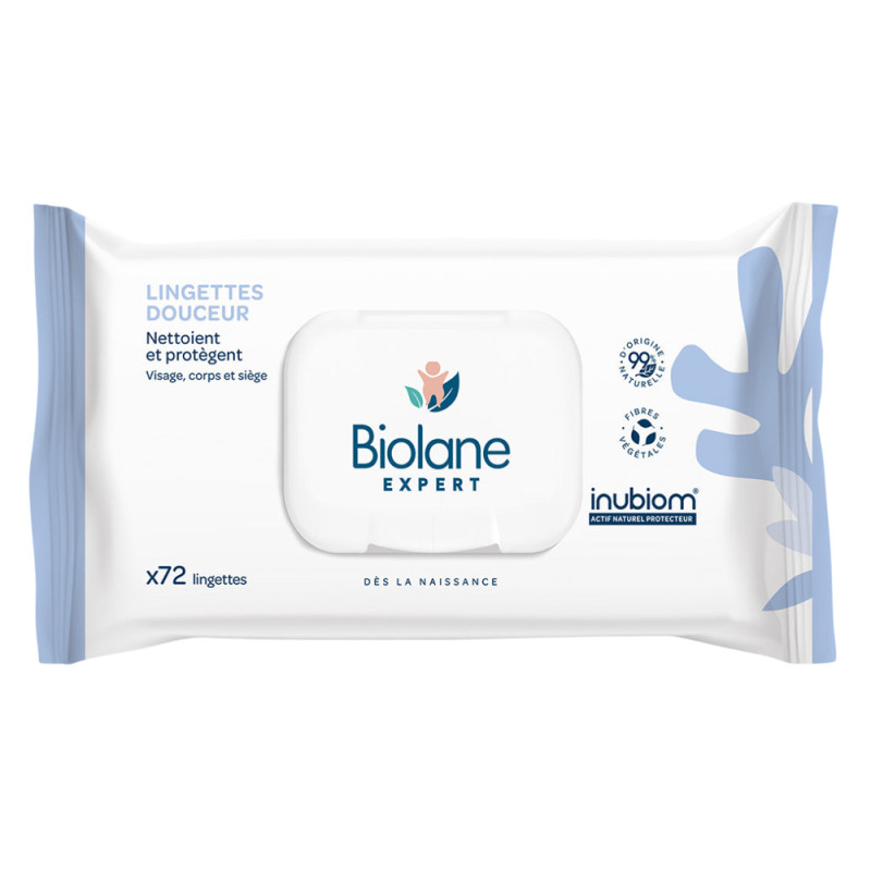 Biolane Expert Lingettes douceur x72