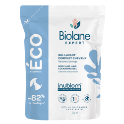 Biolane Expert Éco-recharge Gel lavant corps et cheveux 500ml